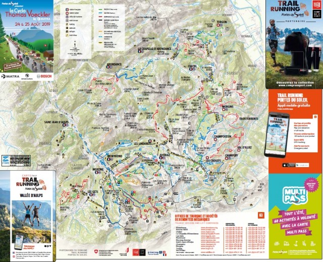 TRAIL RUNNING  carte/map