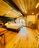 Chambre double mansardée